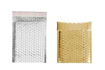 Φάκελοι με αεροπλάστ 13x18 cm σε ασημί ή χρυσό γυαλιστερό χρώμα - 10 τμχ Φάκελοι με αεροπλάστ 13x18 cm σε ασημί ή χρυσό γυαλιστερό χρώμα - 10 τμχ