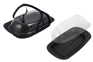 Emballage plastique (ustensile) 430x252x90 mm avec poignée et couvercle-1