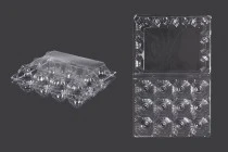 Eierkartons aus Kunststoff 12 Plätze mit den Abmessungen 193x145x60mm Eierkartons aus Kunststoff 12 Plätze mit den Abmessungen 193x145x60mm