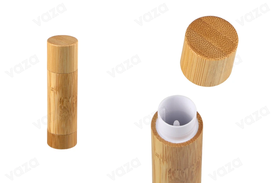 Bamboo θήκη για κραγιόν - lip stick χειλιών 5g (πλαστικό εσωτερικό) - 6 τμχ Bamboo θήκη για κραγιόν - lip stick χειλιών 5g (πλαστικό εσωτερικό) - 6 τμχ-εικόνα_προϊοντική