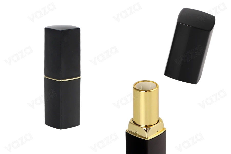 Θήκη για κραγιόν - lip stick 3,5 γρ σε μαύρο χρώμα - 5 τμχ Θήκη για κραγιόν - lip stick 3,5 γρ σε μαύρο χρώμα - 5 τμχ-εικόνα_προϊοντική