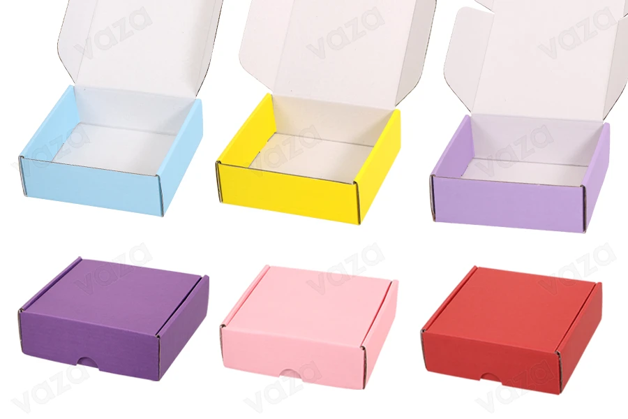 Scatola da imballaggio in carta kraft 145x135x50 mm - 20 pz Scatola da imballaggio in carta kraft 145x135x50 mm - 20 pz-gruppo_immagini