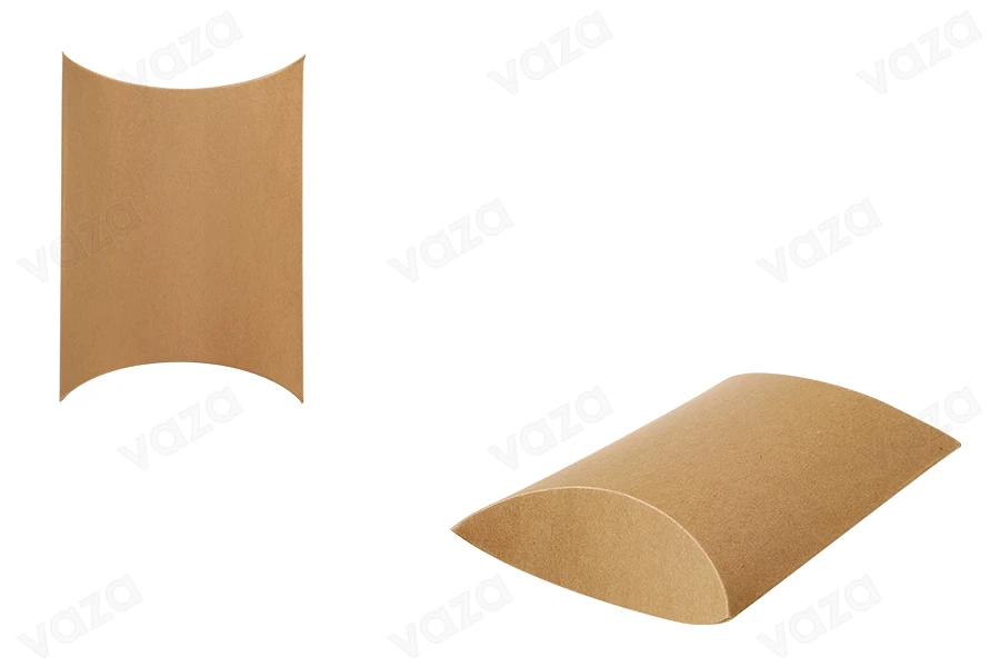 Κουτάκι χάρτινο 200x150x50 mm από χαρτί κραφτ σε σχήμα μαξιλάρι - 20 τμχ Κουτάκι χάρτινο 200x150x50 mm από χαρτί κραφτ σε σχήμα μαξιλάρι - 20 τμχ-εικόνα_προϊοντική