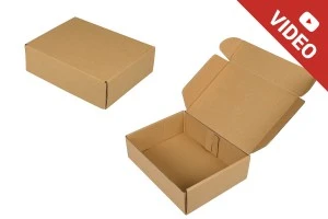 Scatola da imballaggio in carta kraft 240x180x70 mm - 20 pezzi