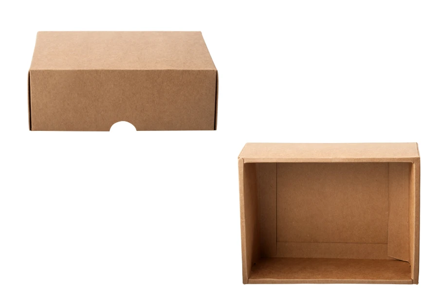 Boîte d'emballage en papier kraft sans fenêtre 170 x 130 x 60 mm - 20 pcs Boîte d'emballage en papier kraft sans fenêtre 170 x 130 x 60 mm - 20 pcs