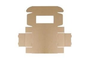 Boîte d'emballage en papier kraft avec fenêtre 240 x 130 x 60 mm - 20 pcs-6