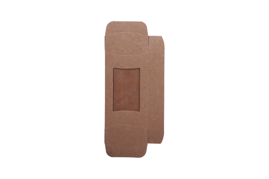 Κουτάκι χάρτινο κραφτ για σαπούνια 95x55x20 mm με παράθυρο και καμπυλωτές άκρες - 50 τμχ Κουτάκι χάρτινο κραφτ για σαπούνια 95x55x20 mm με παράθυρο και καμπυλωτές άκρες - 50 τμχ