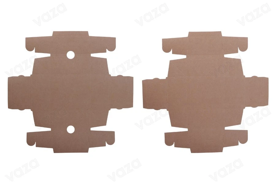 Kraft paper box without window in size 130x120x60 mm - 20 pcs Kraft paper box without window in size 130x120x60 mm - 20 pcs-image_dimensions