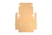 Scatola da imballaggio in carta kraft senza finestra 210x210x50 mm – Confezione da 20 pz Scatola da imballaggio in carta kraft senza finestra 210x210x50 mm – Confezione da 20 pz