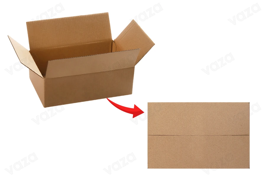 Carton 19.8x13x6.8 cm brown 3-sheet - 20 pcs-image_product