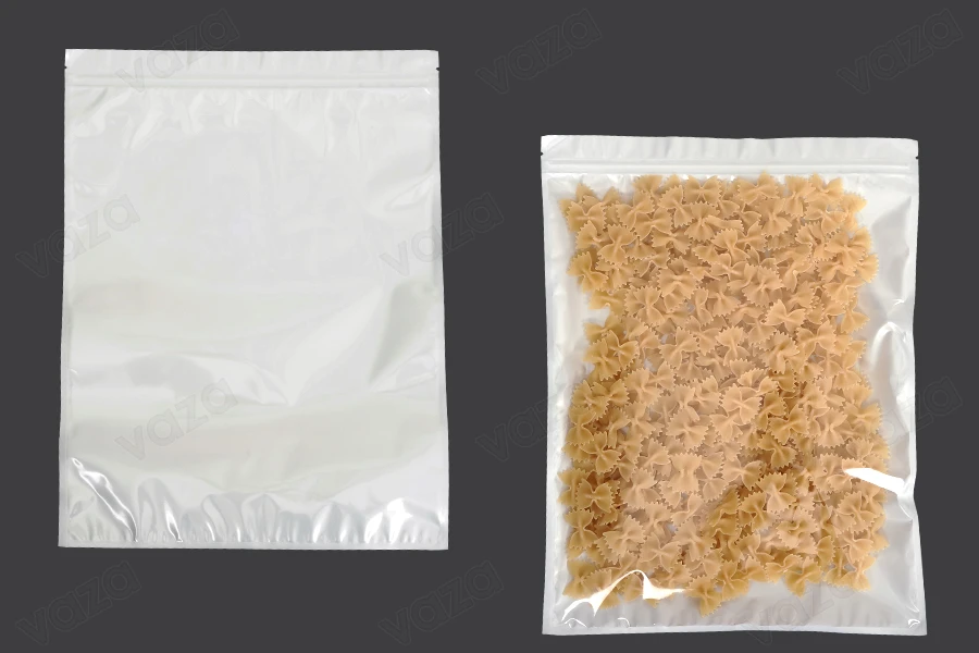 Σακουλάκια πλαστικά 300x400 mm με κλείσιμο zip, λευκή πίσω όψη και διάφανο μπροστά - 100 τμχ Σακουλάκια πλαστικά 300x400 mm με κλείσιμο zip, λευκή πίσω όψη και διάφανο μπροστά - 100 τμχ-εικόνα_προϊοντική
