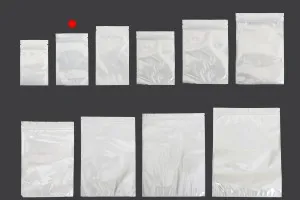 Σακουλάκια πλαστικά 80x130 mm με κλείσιμο zip, λευκή πίσω όψη και διάφανο μπροστά - 100 τμχ-4