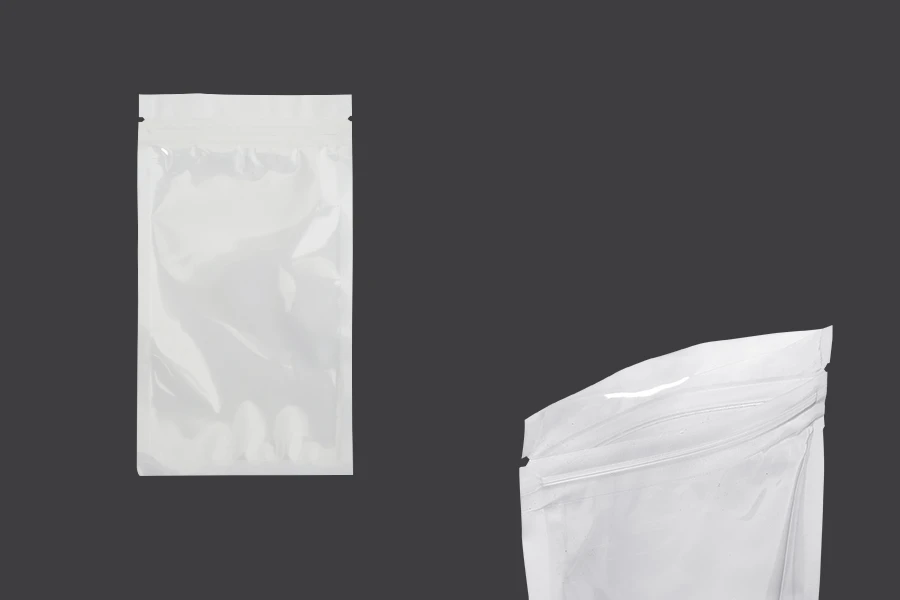 Σακουλάκια πλαστικά 90x160 mm με κλείσιμο zip, λευκή πίσω όψη και διάφανο μπροστά - 100 τμχ Σακουλάκια πλαστικά 90x160 mm με κλείσιμο zip, λευκή πίσω όψη και διάφανο μπροστά - 100 τμχ
