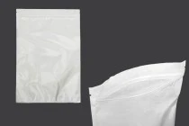 Σακουλάκια πλαστικά 220x320 mm με κλείσιμο zip, λευκή πίσω όψη και διάφανο μπροστά - 100 τμχ Σακουλάκια πλαστικά 220x320 mm με κλείσιμο zip, λευκή πίσω όψη και διάφανο μπροστά - 100 τμχ