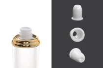 10ml transparent - golden lip gloss case 10ml transparent - golden lip gloss case