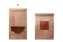 Kraft Beutel 120x60x245 mm mit Sichtfenster und Draht (tin tie) Kraft Beutel 120x60x245 mm mit Sichtfenster und Draht (tin tie)