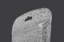 Beutel non woven 135x245 mm mit Druckveschluss und Euroloch -50 Stücke