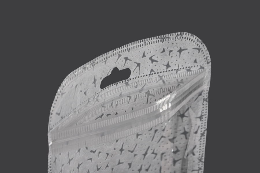 Beutel non woven 135x245 mm mit Druckveschluss und Euroloch -50 Stücke