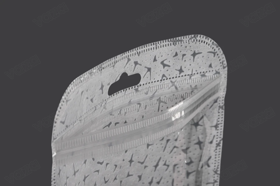 Σακουλάκια με κλείσιμο zip 110x210 mm, non woven πίσω όψη, διάφανο μπροστά και τρύπα eurohole - 50 τμχ-εικόνα_σύνθεση