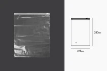 Σακουλάκια με κλείσιμο zip 220x280 mm πλαστικά, διαφανή - 50 τμχ Σακουλάκια με κλείσιμο zip 220x280 mm πλαστικά, διαφανή - 50 τμχ