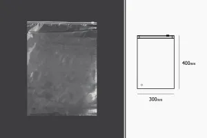 Sachets en plastique avec fermeture éclair 300 x 400 mm, transparents - 50 pcs-2
