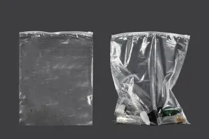 Sachets en plastique avec fermeture éclair 350 x 450 mm, transparents - 50 pcs-1