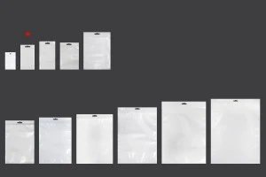 Σακουλάκια πλαστικά με κλείσιμο zip 80x138 mm, λευκή πίσω όψη, διάφανο μπροστά και τρύπα eurohole - 100 τμχ-3