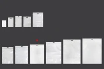 Σακουλάκια πλαστικά με κλείσιμο zip 220x300 mm, λευκή πίσω όψη, διάφανο μπροστά και τρύπα eurohole - 100 τμχ Σακουλάκια πλαστικά με κλείσιμο zip 220x300 mm, λευκή πίσω όψη, διάφανο μπροστά και τρύπα eurohole - 100 τμχ
