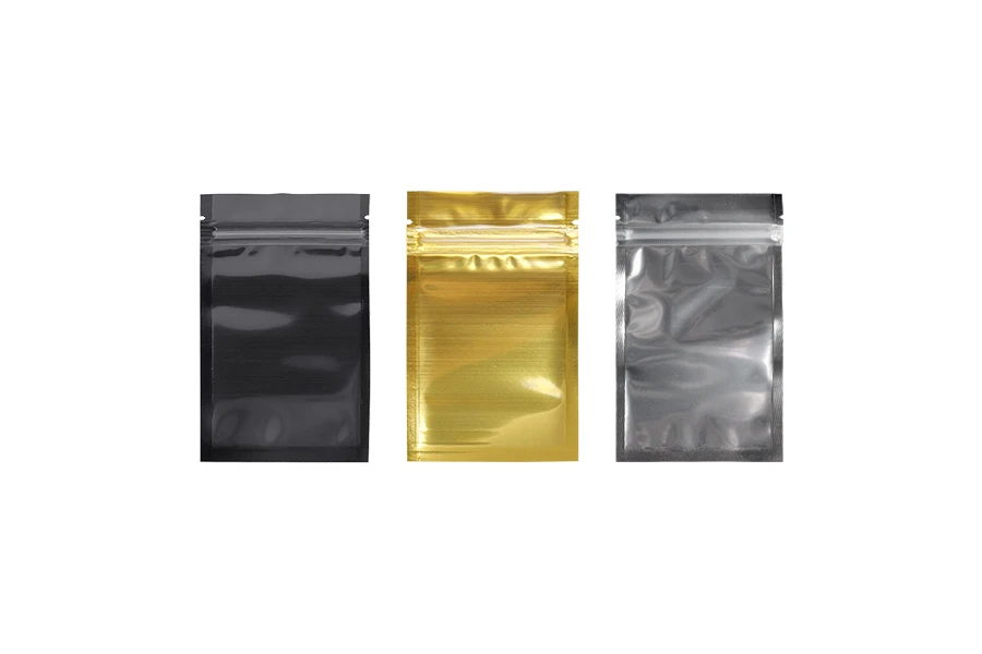 Σακουλάκια αλουμινίου με κλείσιμο "zip" 85x140 mm, διάφανη μπροστά πλευρά και δυνατότητα σφράγισης με θερμοκόλληση - 100 τμχ Σακουλάκια αλουμινίου με κλείσιμο "zip" 85x140 mm, διάφανη μπροστά πλευρά και δυνατότητα σφράγισης με θερμοκόλληση - 100 τμχ