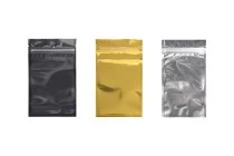 Σακουλάκια αλουμινίου με κλείσιμο "zip" 100x175 mm, διάφανη μπροστά πλευρά και δυνατότητα σφράγισης με θερμοκόλληση - 100 τμχ Σακουλάκια αλουμινίου με κλείσιμο "zip" 100x175 mm, διάφανη μπροστά πλευρά και δυνατότητα σφράγισης με θερμοκόλληση - 100 τμχ