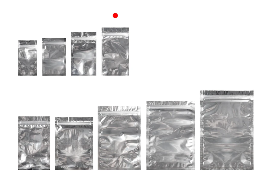 Σακουλάκια αλουμινίου με κλείσιμο "zip" 100x175 mm, διάφανη μπροστά πλευρά και δυνατότητα σφράγισης με θερμοκόλληση - 100 τμχ Σακουλάκια αλουμινίου με κλείσιμο "zip" 100x175 mm, διάφανη μπροστά πλευρά και δυνατότητα σφράγισης με θερμοκόλληση - 100 τμχ