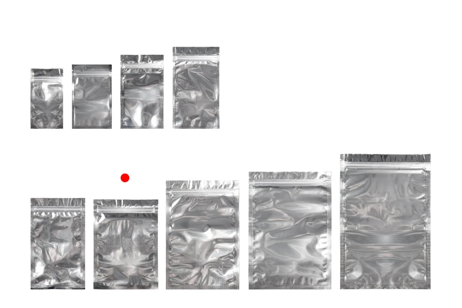Σακουλάκια αλουμινίου με κλείσιμο "zip" 140x200 mm, διάφανη μπροστά πλευρά και δυνατότητα σφράγισης με θερμοκόλληση - 100 τμχ Σακουλάκια αλουμινίου με κλείσιμο "zip" 140x200 mm, διάφανη μπροστά πλευρά και δυνατότητα σφράγισης με θερμοκόλληση - 100 τμχ