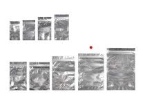 Σακουλάκια αλουμινίου με κλείσιμο "zip" 180x255 mm, διάφανη μπροστά πλευρά και δυνατότητα σφράγισης με θερμοκόλληση - 100 τμχ Σακουλάκια αλουμινίου με κλείσιμο "zip" 180x255 mm, διάφανη μπροστά πλευρά και δυνατότητα σφράγισης με θερμοκόλληση - 100 τμχ