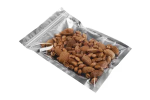 Sachets en aluminium avec fermeture éclair 180 x 255 mm, face avant transparente et possibilité de thermoscellage - 100 pcs-6