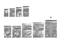 Σακουλάκια αλουμινίου με κλείσιμο "zip" 200x300 mm, διάφανη μπροστά πλευρά και δυνατότητα σφράγισης με θερμοκόλληση - 100 τμχ Σακουλάκια αλουμινίου με κλείσιμο "zip" 200x300 mm, διάφανη μπροστά πλευρά και δυνατότητα σφράγισης με θερμοκόλληση - 100 τμχ