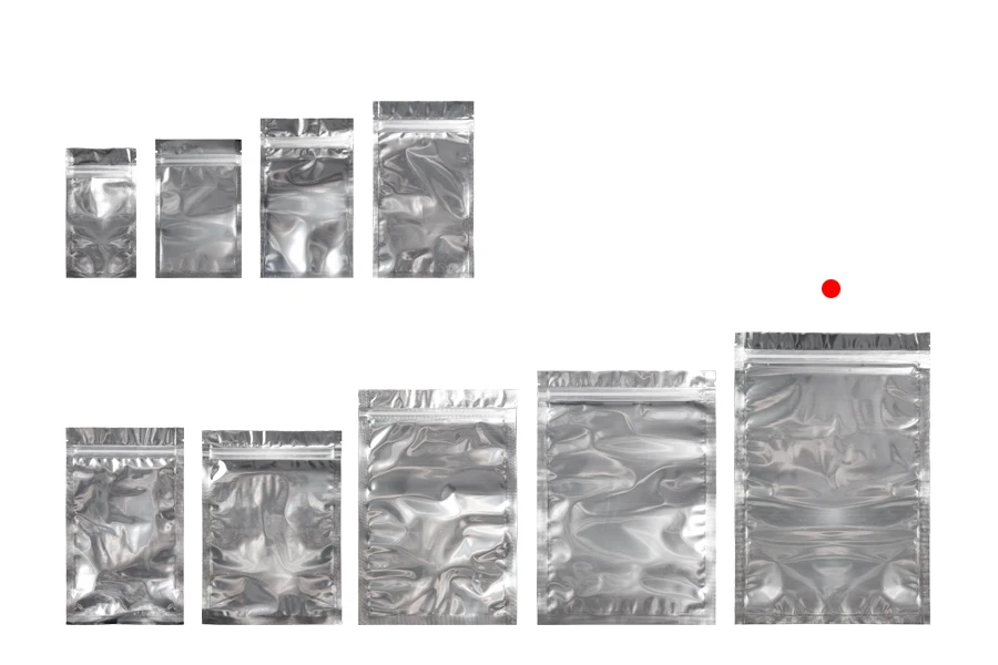 Σακουλάκια αλουμινίου με κλείσιμο "zip" 200x300 mm, διάφανη μπροστά πλευρά και δυνατότητα σφράγισης με θερμοκόλληση - 100 τμχ Σακουλάκια αλουμινίου με κλείσιμο "zip" 200x300 mm, διάφανη μπροστά πλευρά και δυνατότητα σφράγισης με θερμοκόλληση - 100 τμχ