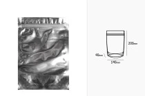 Σακουλάκια τύπου Doy Pack 140x40x200 mm αλουμινίου πίσω πλευρά, διάφανο μπροστά με κλείσιμο "zip" και δυνατότητα σφράγισης με θερμοκόλληση - 100 τμχ Σακουλάκια τύπου Doy Pack 140x40x200 mm αλουμινίου πίσω πλευρά, διάφανο μπροστά με κλείσιμο "zip" και δυνατότητα σφράγισης με θερμοκόλληση - 100 τμχ