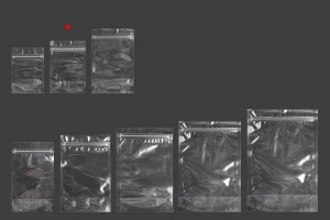 Sacchetti tipo Doy Pack 100x30x150 mm trasparenti con chiusura a zip e possibilità di sigillare con termosaldatura – 100 pz-4