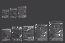 Sacchetti tipo Doy Pack 120x30x180 mm trasparenti con chiusura a zip e possibilità di sigillare con termosaldatura – 100 pz