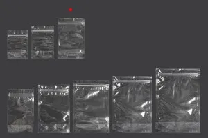Sacchetti tipo Doy Pack 120x30x180 mm trasparenti con chiusura a zip e possibilità di sigillare con termosaldatura – 100 pz-4