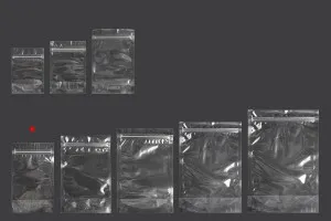 Sacchetti tipo Doy Pack 120x40x200 mm trasparenti con chiusura a zip e possibilità di sigillare con termosaldatura – 100 pz-4