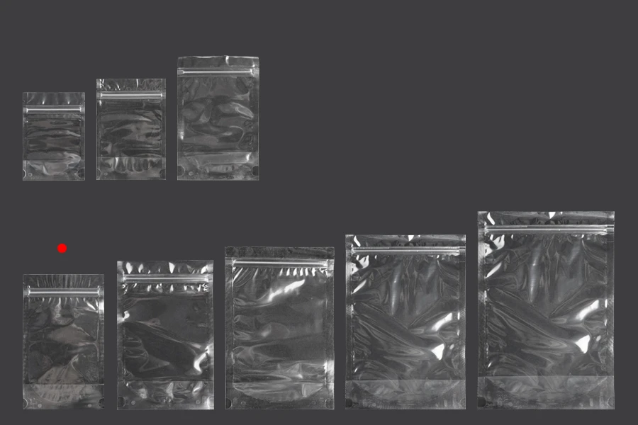 Σακουλάκια τύπου Doy Pack 120x40x200 mm διάφανα με κλείσιμο zip και δυνατότητα σφράγισης με θερμοκόλληση - 100 τμχ Σακουλάκια τύπου Doy Pack 120x40x200 mm διάφανα με κλείσιμο zip και δυνατότητα σφράγισης με θερμοκόλληση - 100 τμχ