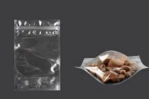 Σακουλάκια τύπου Doy Pack 140x40x220 mm διάφανα με κλείσιμο zip και δυνατότητα σφράγισης με θερμοκόλληση - 100 τμχ Σακουλάκια τύπου Doy Pack 140x40x220 mm διάφανα με κλείσιμο zip και δυνατότητα σφράγισης με θερμοκόλληση - 100 τμχ