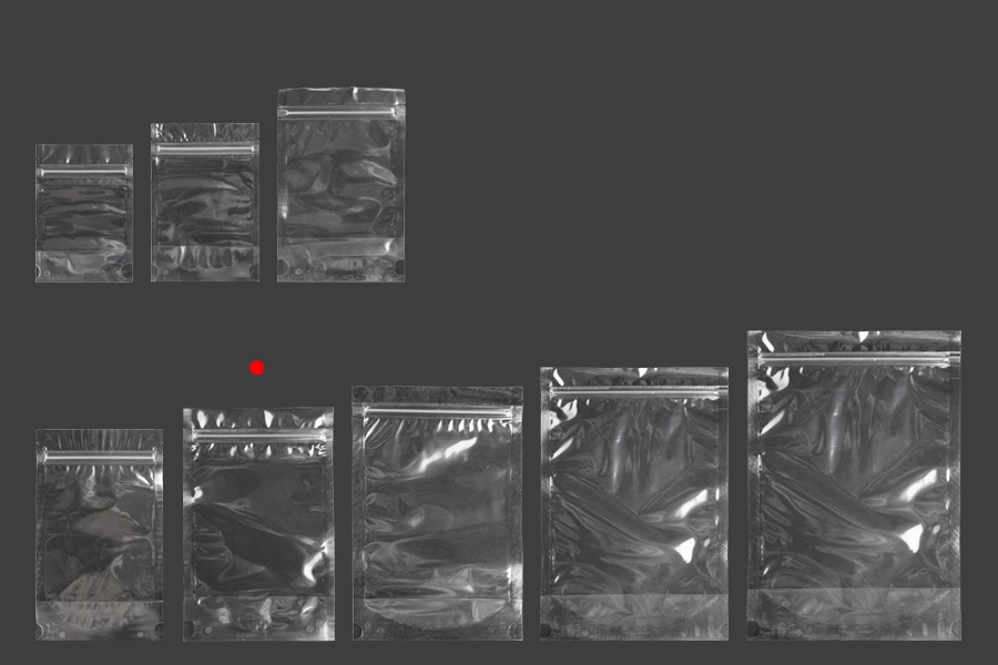 Σακουλάκια τύπου Doy Pack 140x40x220 mm διάφανα με κλείσιμο zip και δυνατότητα σφράγισης με θερμοκόλληση - 100 τμχ Σακουλάκια τύπου Doy Pack 140x40x220 mm διάφανα με κλείσιμο zip και δυνατότητα σφράγισης με θερμοκόλληση - 100 τμχ
