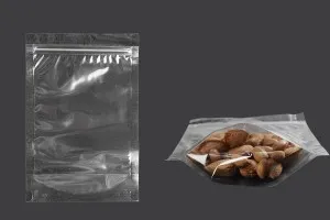 Sacchetti tipo Doy Pack 160x40x240 mm trasparenti con chiusura a zip e possibilità di sigillare con termosaldatura – 100 pz-1