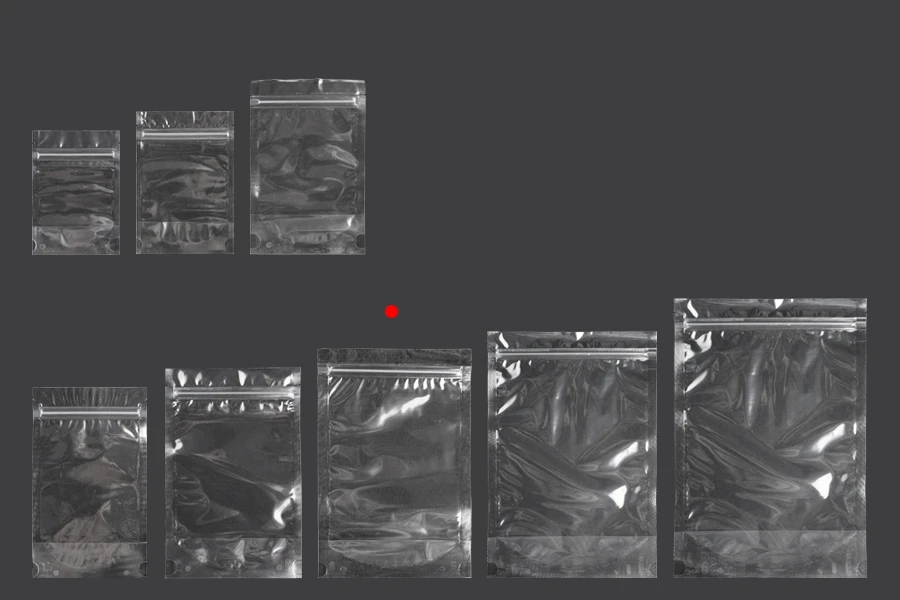 Σακουλάκια τύπου Doy Pack 160x40x240 mm διάφανα με κλείσιμο zip και δυνατότητα σφράγισης με θερμοκόλληση - 100 τμχ Σακουλάκια τύπου Doy Pack 160x40x240 mm διάφανα με κλείσιμο zip και δυνατότητα σφράγισης με θερμοκόλληση - 100 τμχ