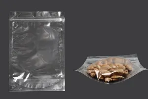Sacchetti tipo Doy Pack 180x40x260 mm trasparenti con chiusura a zip e possibilità di sigillare con termosaldatura – 100 pz-1