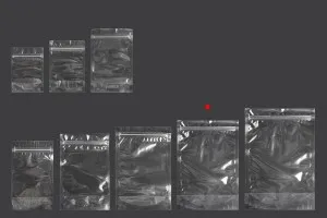 Sacchetti tipo Doy Pack 180x40x260 mm trasparenti con chiusura a zip e possibilità di sigillare con termosaldatura – 100 pz-4