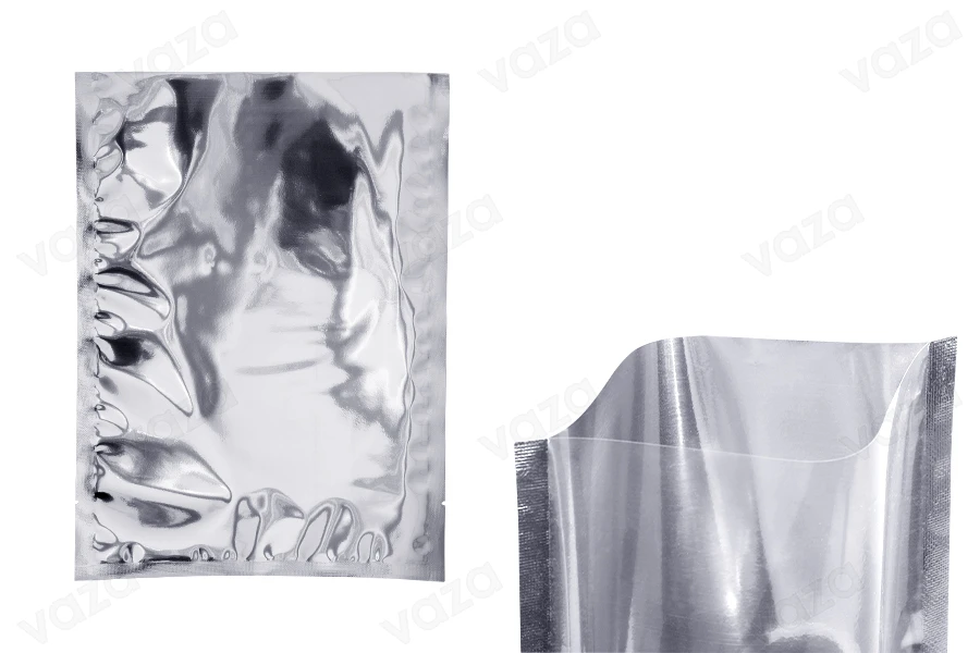 Σακουλάκια αλουμινίου 220x300 mm με δυνατότητα σφράγισης με θερμοκόλληση - 100 τμχ Σακουλάκια αλουμινίου 220x300 mm με δυνατότητα σφράγισης με θερμοκόλληση - 100 τμχ-εικόνα_προϊοντική