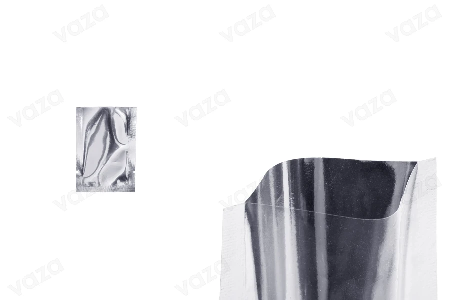 Aluminiumbeutel 50x70 mm mit der Möglichkeit der Heißsiegelung - 100 Stk-εικόνα_προϊοντική